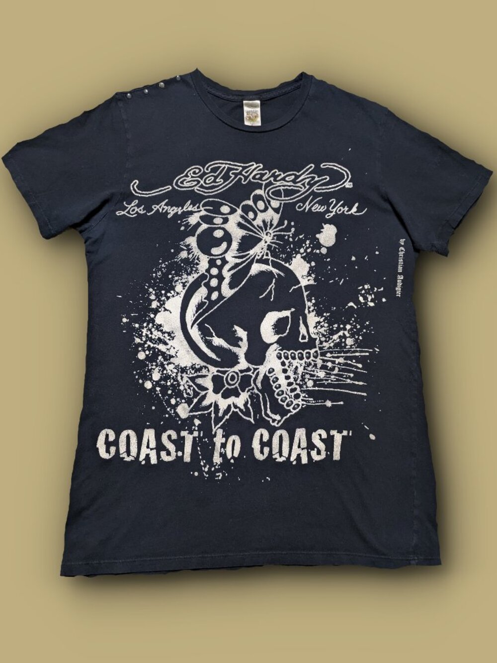 Ed Hardy by Christian Audigier Coast to Coast T Shirt Tattoo Symbolism